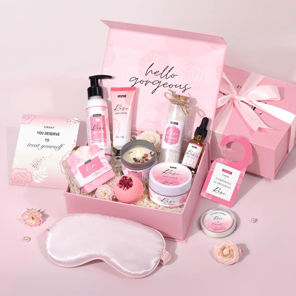 Gifts for Women Birthday Gift Baskets Home Spa Relaxing Self Care Gift for Woman Mom Her Sister Wife Auntie Care Package Thank You Gift Bridal Shower for Women Friendship Ideas