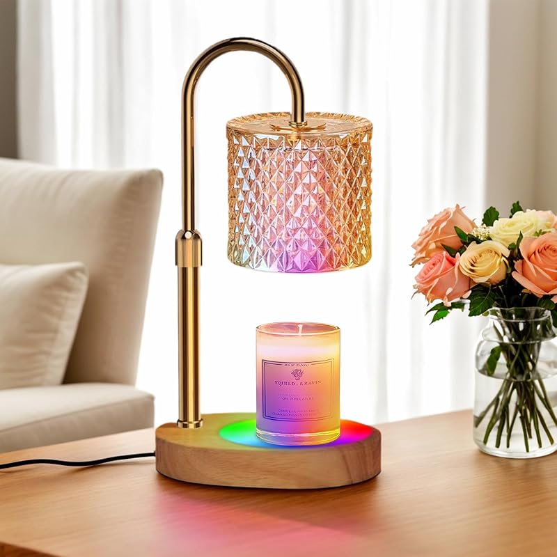 Candle Warmer Lamp with Timer Dimmer Adjustable Height for New Home Decor, Birthday Gifts for Women,Candle Warmer for Women Mom Christmas Mother's Day Gfit