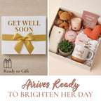 Get Well Soon Gift Baskets for Women - After Surgery Recovery Cancer Care Package for Women, Self Care, Chemo Basket, Thinking of you and Feel Better Gifts - Sympathy Box for Sick Friend Post Surgery