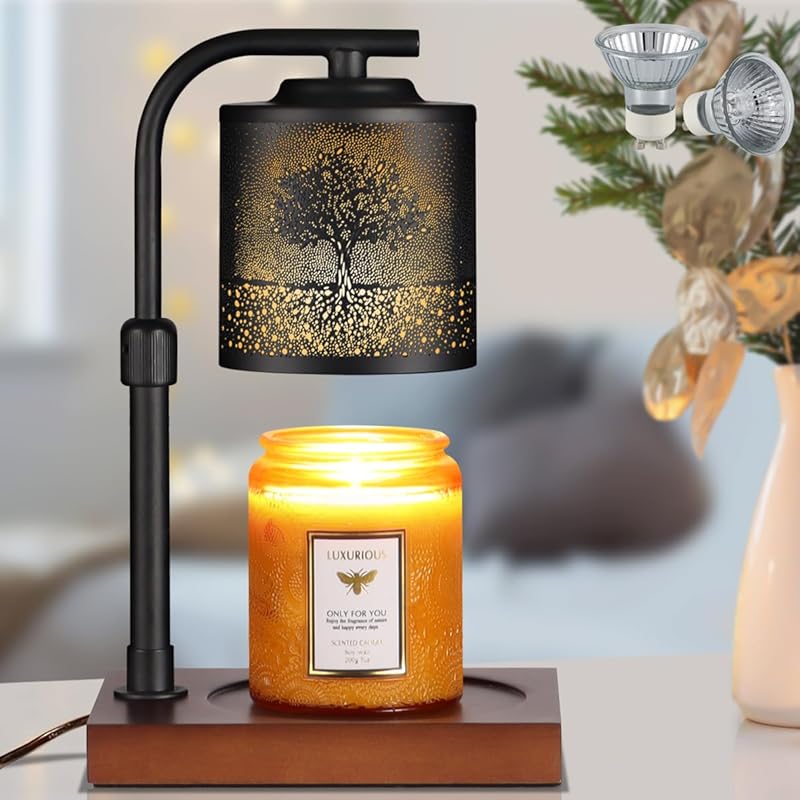 Candle Warmer Lamp with Adjustable Height Dimmable for New Home Decor Electric Candle Warmer for Jar Candles Birthday Gifts for Women Mom(Hummingbird)