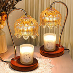 Strawberry Candle Warmer Lamp, Cute Candle Lamp with Timer & Dimmable, Birthday Christmas Gifts for Women Mom, House Warming Gift New Home, Lotus Wax Melt Warmer for Yankee Village Candles