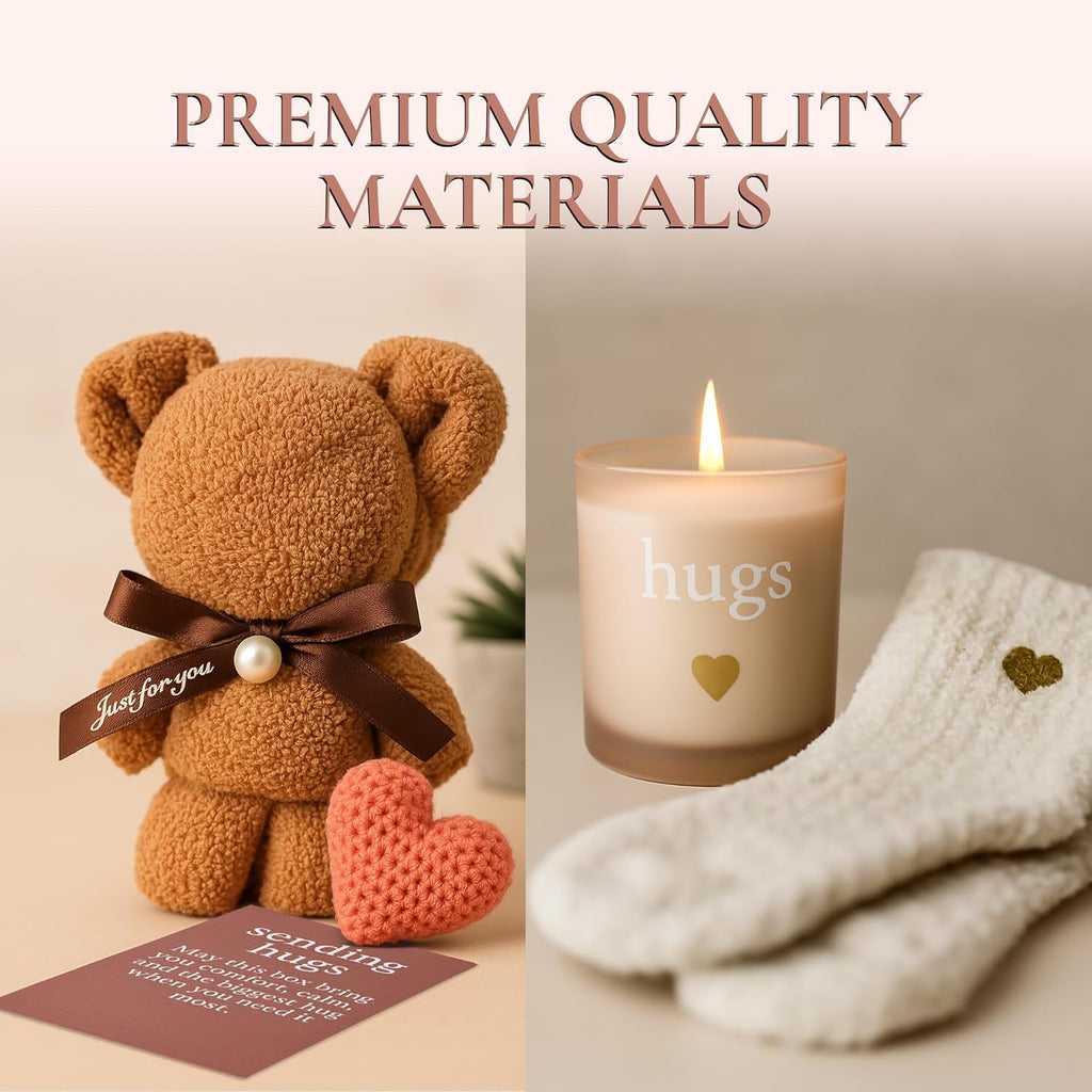 Get Well Soon Gift Baskets for Women - After Surgery Recovery Cancer Care Package for Women, Self Care, Chemo Basket, Thinking of you and Feel Better Gifts - Sympathy Box for Sick Friend Post Surgery