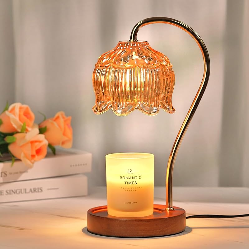 Strawberry Candle Warmer Lamp, Cute Candle Lamp with Timer & Dimmable, Birthday Christmas Gifts for Women Mom, House Warming Gift New Home, Lotus Wax Melt Warmer for Yankee Village Candles