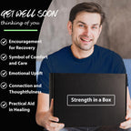 Get Well Soon Gifts for Men - Care Package with Plush Blanket, Mug, Socks, and so on - Get Well Basket for Men Dad Friend After Surgery