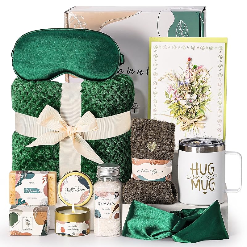 Get Well Gifts for Women Feel Better Gifts Baskets for Women After Surgery Cancer Care Gifts for Friend Sick Chemo Care Package Encouraging Pamper Comfort Wellness Box For Her