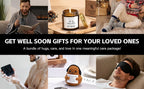 Get Well Soon Gift Baskets for Men, Christmas Birthday Gifts Basket for Man, Self Care Package with Plush Blanket Mug Socks, Thinking Of You/After Surgery/Sympathy Gift for Men Dad Brother Husband