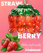 Strawberry Candle Warmer Lamp, Cute Candle Lamp with Timer & Dimmable, Birthday Christmas Gifts for Women Mom, House Warming Gift New Home, Lotus Wax Melt Warmer for Yankee Village Candles