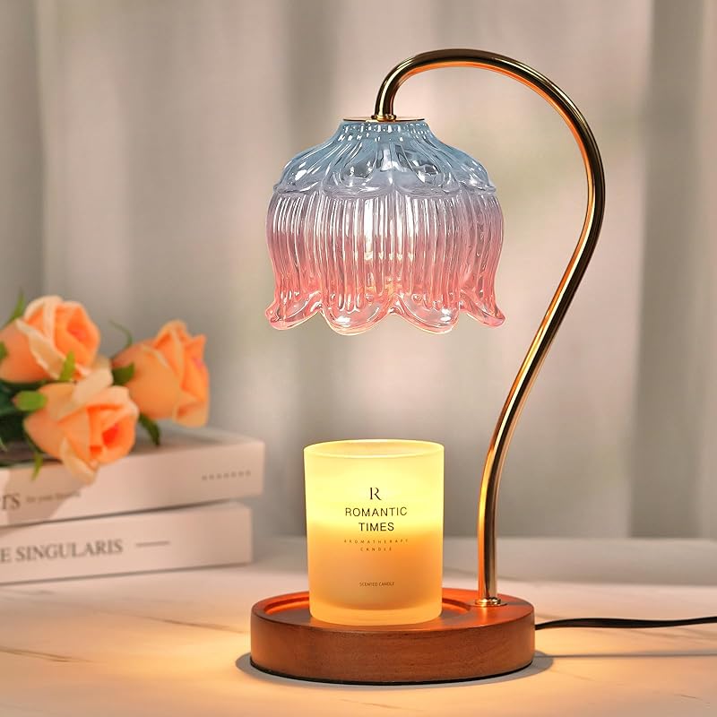 Strawberry Candle Warmer Lamp, Cute Candle Lamp with Timer & Dimmable, Birthday Christmas Gifts for Women Mom, House Warming Gift New Home, Lotus Wax Melt Warmer for Yankee Village Candles