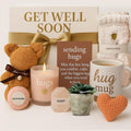 Get Well Soon Gift Baskets for Women - After Surgery Recovery Cancer Care Package for Women, Self Care, Chemo Basket, Thinking of you and Feel Better Gifts - Sympathy Box for Sick Friend Post Surgery