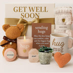 Get Well Soon Gift Baskets for Women - After Surgery Recovery Cancer Care Package for Women, Self Care, Chemo Basket, Thinking of you and Feel Better Gifts - Sympathy Box for Sick Friend Post Surgery