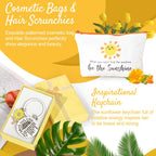 Get Well Soon Gift Baskets for Women, 9pcs Care Package for Women, After Surgery Recovery Gifts, Feel Better Set Thinking Of You - Sending You Hug Sunshine Box for Sick Friend