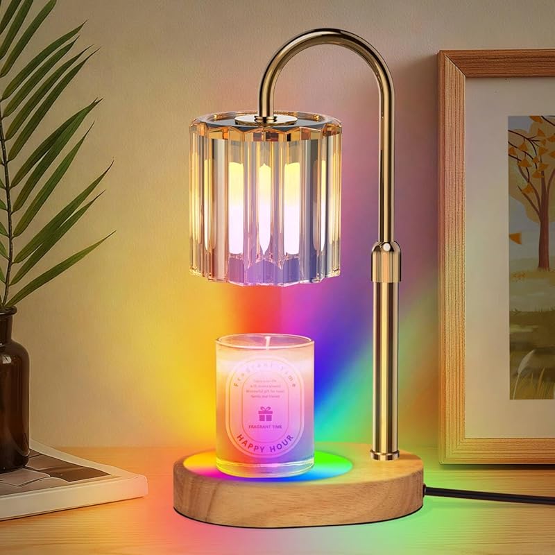 Lukasa Candle Warmer Lamp, with Timer Dimmer Adjustable Height, Birthday Gifts for Women Men, Mother's Day Gifts for Mom, Wax Melt Warmer for Home Decor Room Decor, Thanksgiving Gifts Christmas