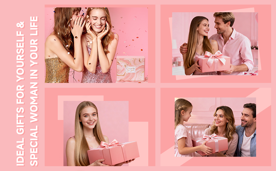 Gifts for Women, Mom, Wife, Girlfriend, Sister, Her| Birthday, Christmas, Valentine's Day, Blanket, Self Care, Get Well Soon Gifts| Care Package Gift Baskets| Relaxing Spa Gift Set